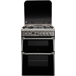 Indesit ID60G2X Gas Cooker, Stainless Steel